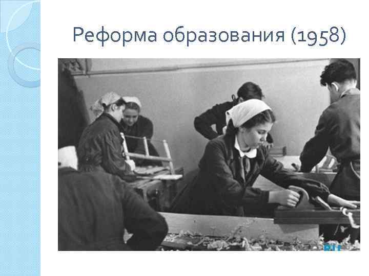 Реформа образования (1958) 