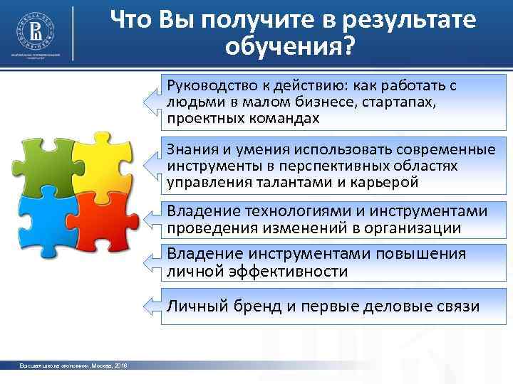 Что Вы получите в результате обучения? Руководство к действию: как работать с людьми в