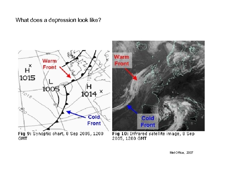 What does a depression look like? Met Office, 2007 