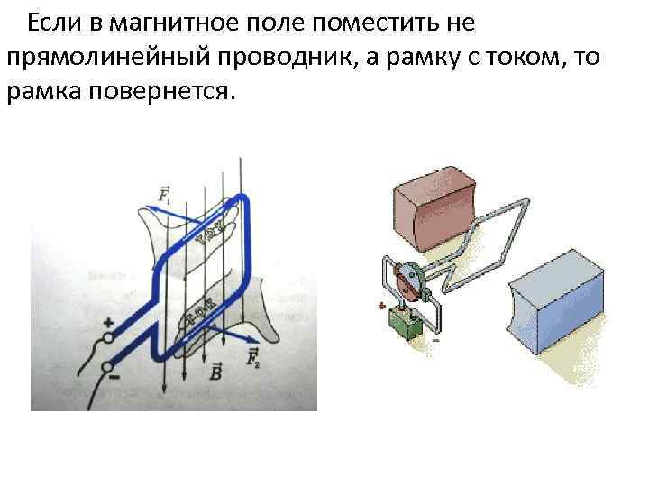 В магнитное поле помещен прямолинейный проводник