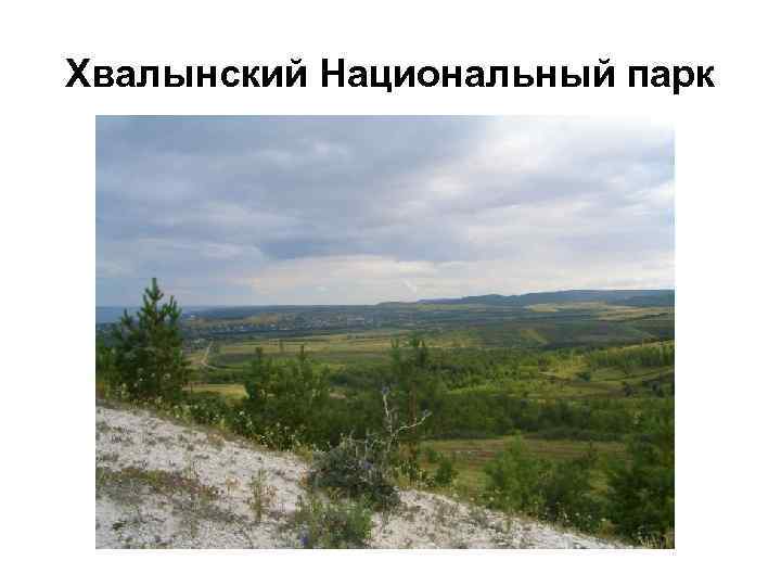 Хвалынский Национальный парк 