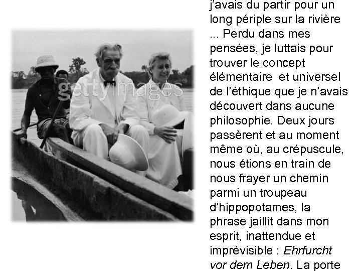 j’avais du partir pour un long périple sur la rivière . . . Perdu