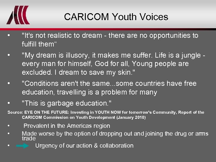 CARICOM Youth Voices • 