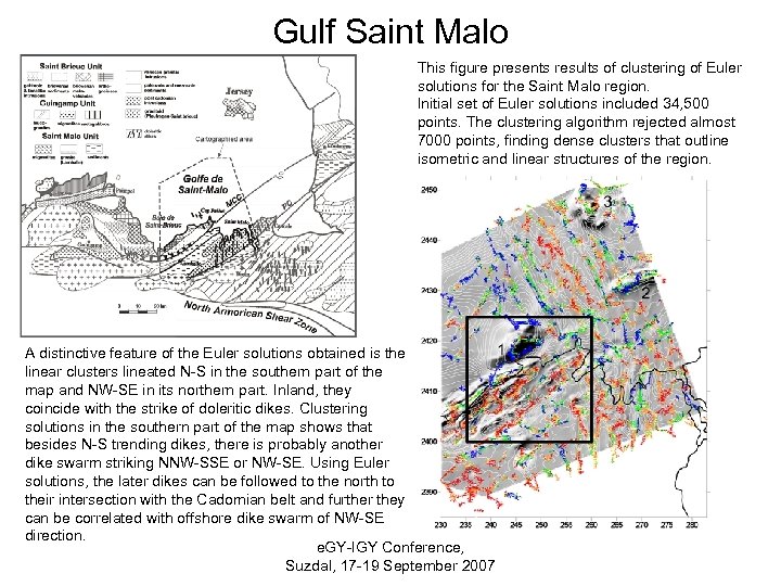 Gulf Saint Malo This figure presents results of clustering of Euler solutions for the