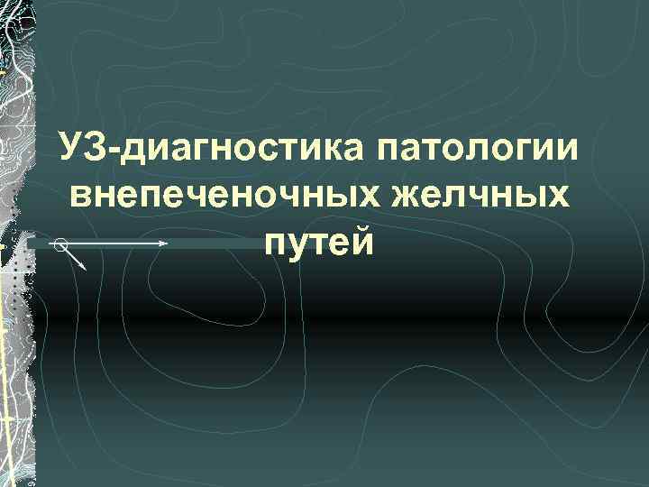 УЗ-диагностика патологии внепеченочных желчных путей 