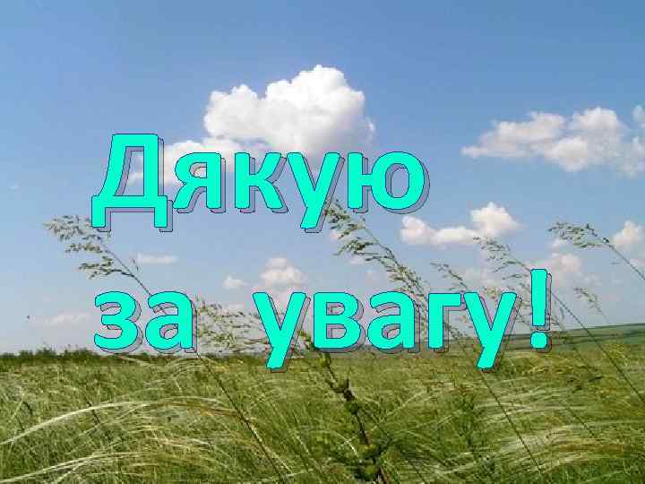Дякую за увагу! 