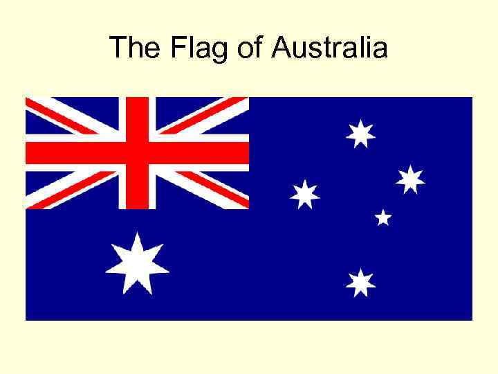 The Flag of Australia 