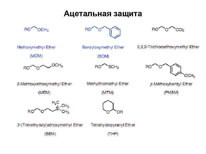 Ацетальная защита 