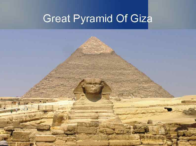 Great Pyramid Of Giza 