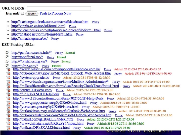 Technical Defenses • Leverage Procera Packet. Logic 8720 (primary purpose is P 2 P