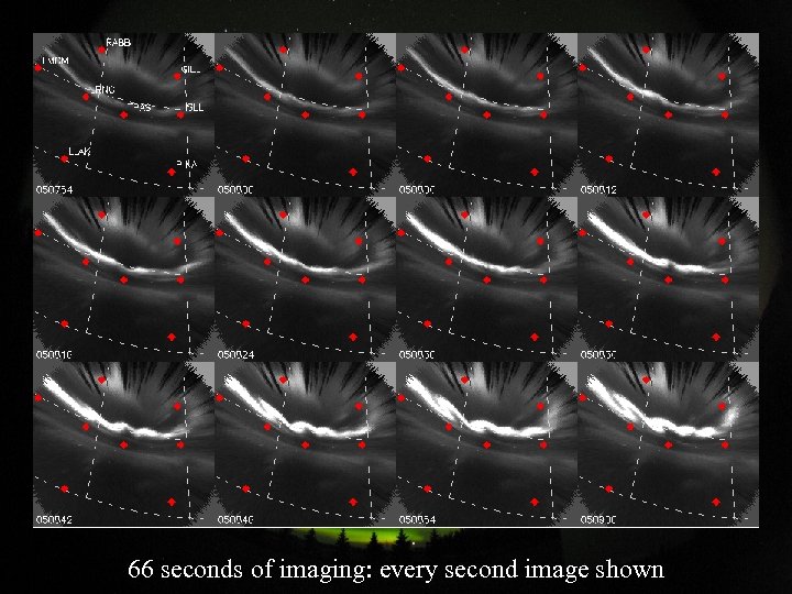 66 seconds of imaging: every second image shown 