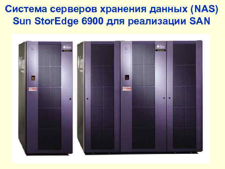 Система серверов хранения данных (NAS) Sun Stor. Edge 6900 для реализации SAN 