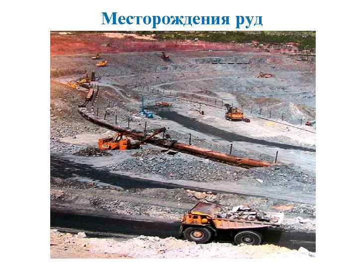 Месторождения руд 
