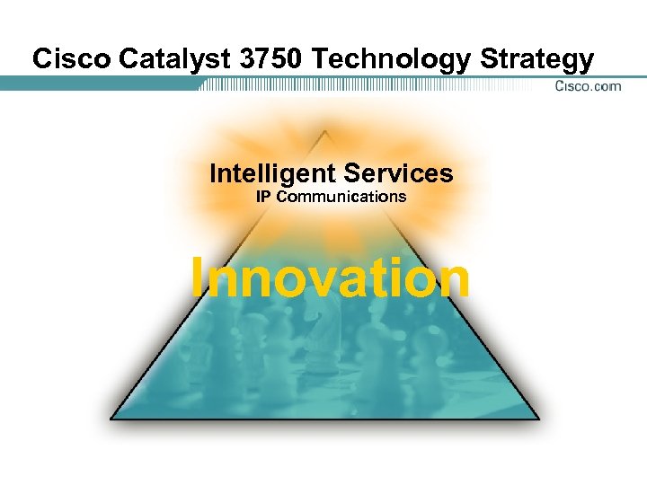 Cisco Catalyst 3750 Technology Strategy Intelligent Services IP Communications Innovation C 3750 Product Presentation