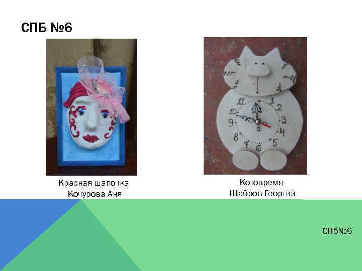 СПБ № 6 Красная шапочка Кочурова Аня Котовремя Шабров Георгий СПб№ 6 
