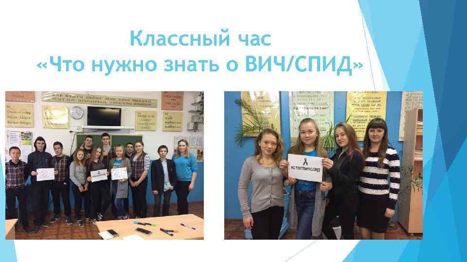 Классный час «Что нужно знать о ВИЧ/СПИД» 