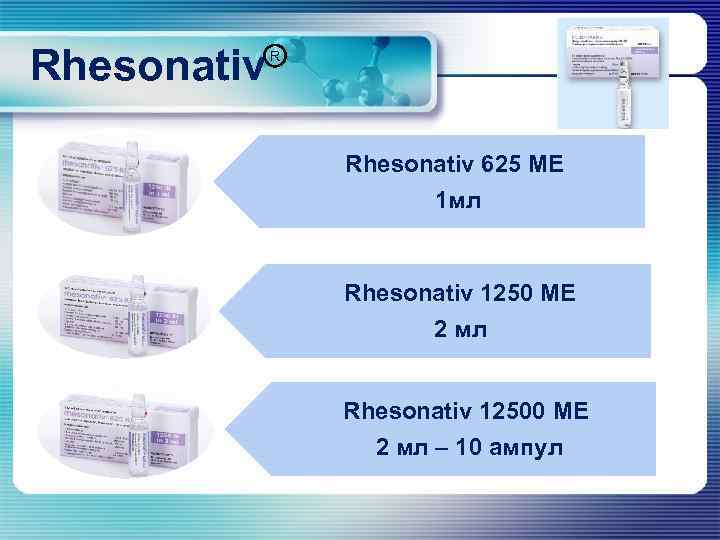 Rhesonativ R Rhesonativ 625 МЕ 1 мл Rhesonativ 1250 МЕ 2 мл Rhesonativ 12500