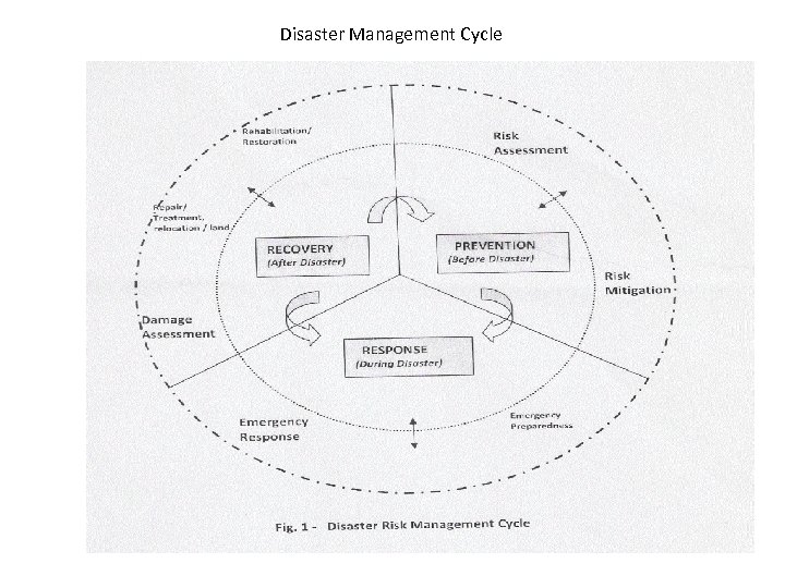 Disaster Management Cycle 