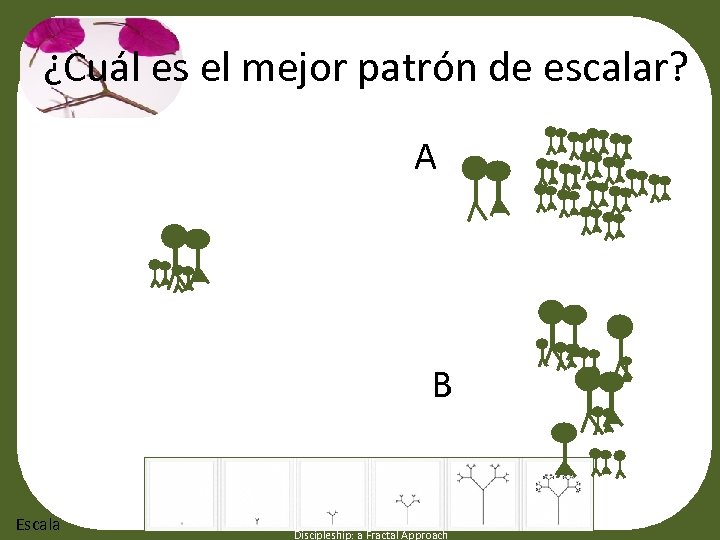 ¿Cuál es el mejor patrón de escalar? A Click to edit Master title style