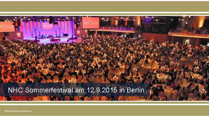 NHC Sommerfestival am 12. 9. 2015 in Berlin © 2015 NHC Living Natural Health