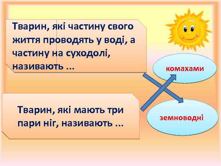 Тварин, які частину свого життя проводять у воді, а частину на суходолі, називають. .