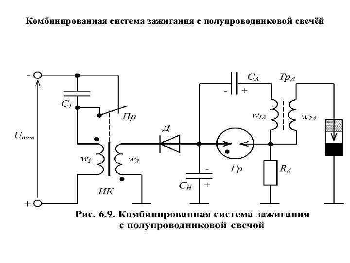 Комбинированная система зажигания схема