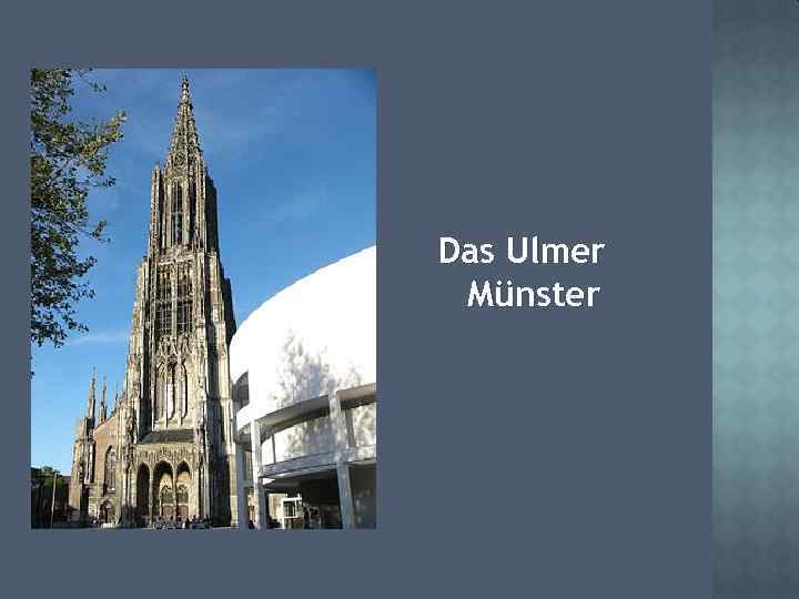Das Ulmer Münster 