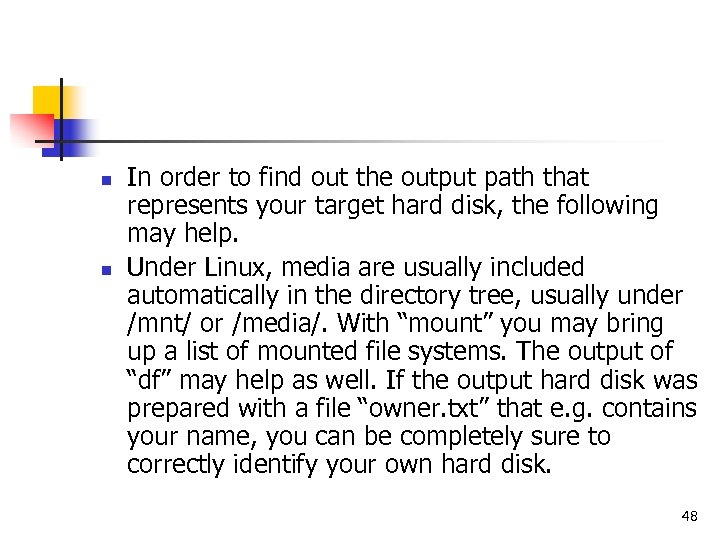 n n In order to find out the output path that represents your target