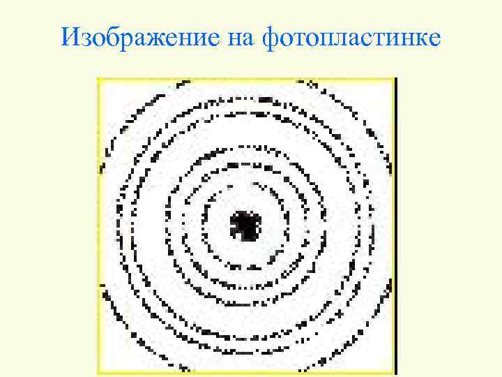 Изображение на фотопластинке 