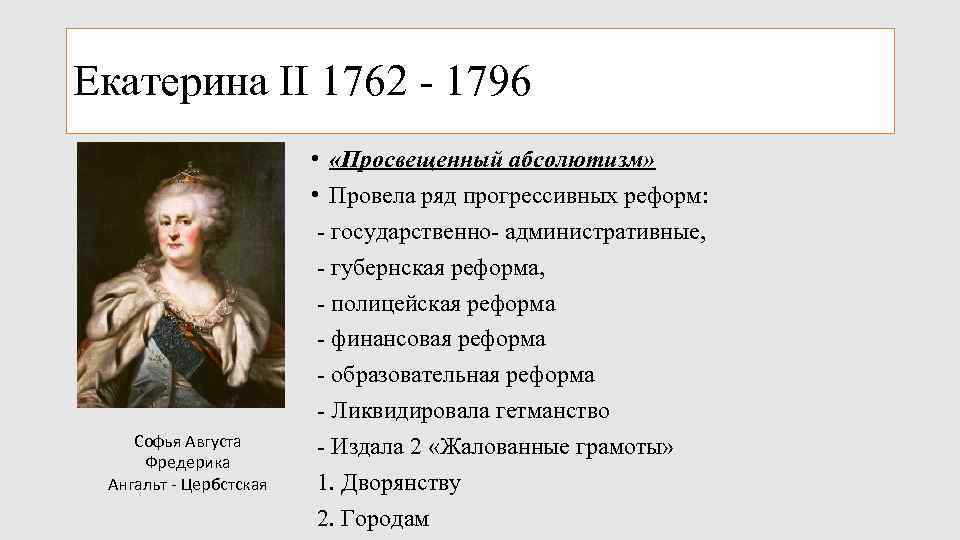 Проведенная екатериной ii денежная реформа. Таблица реформы Екатерины Великой 1762 1796. Вклад Екатерины 2. Правление Екатерины 2.