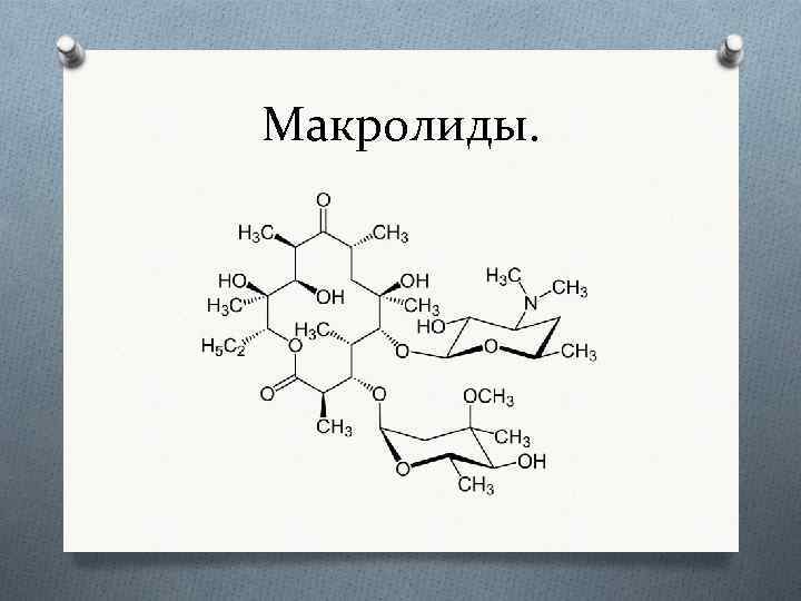 Макролиды препараты поколения