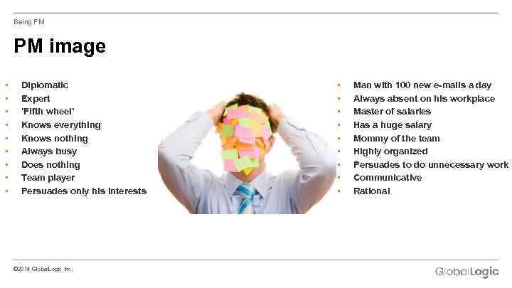 Being PM PM image • • • Diplomatic Expert ‘Fifth wheel’ Knows everything Knows