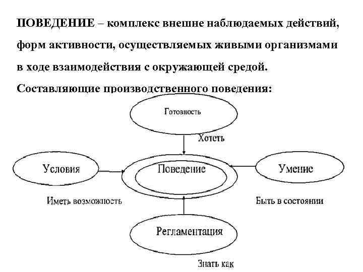 Форма действий