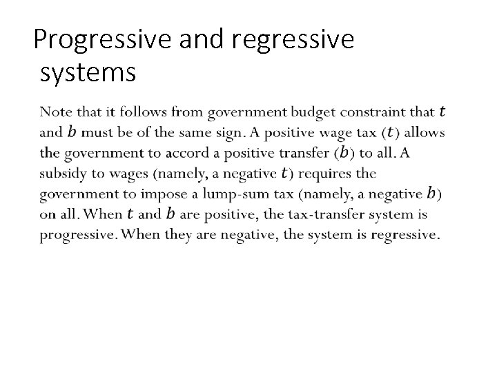 Progressive and regressive systems • 93 