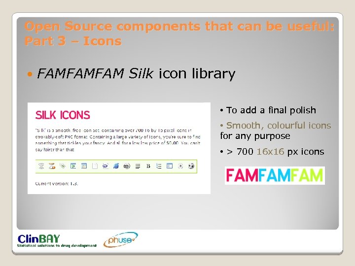 Open Source components that can be useful: Part 3 – Icons FAMFAMFAM Silk icon