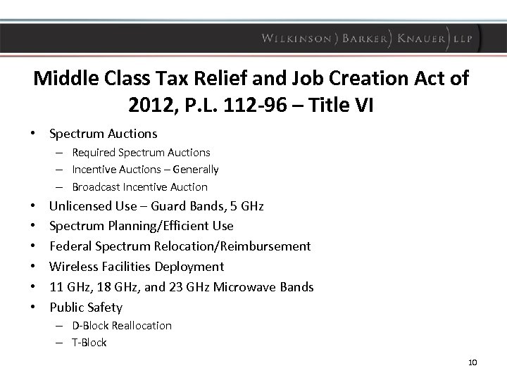 Middle Class Tax Relief and Job Creation Act of 2012, P. L. 112 -96