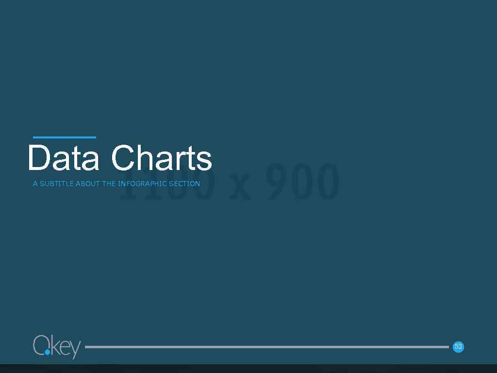 Data Charts A SUBTITLE ABOUT THE INFOGRAPHIC SECTION 53 53 