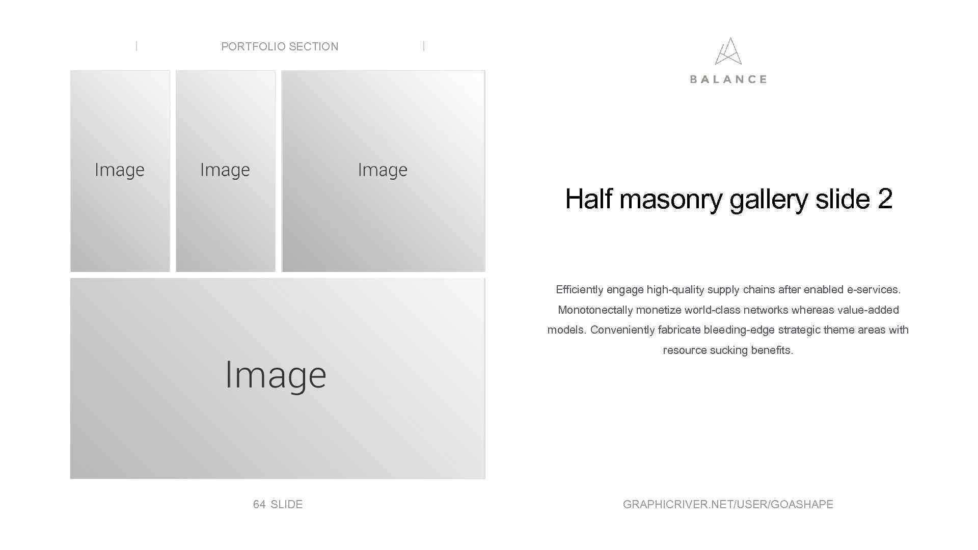 PORTFOLIO SECTION Half masonry gallery slide 2 Efficiently engage high-quality supply chains after enabled