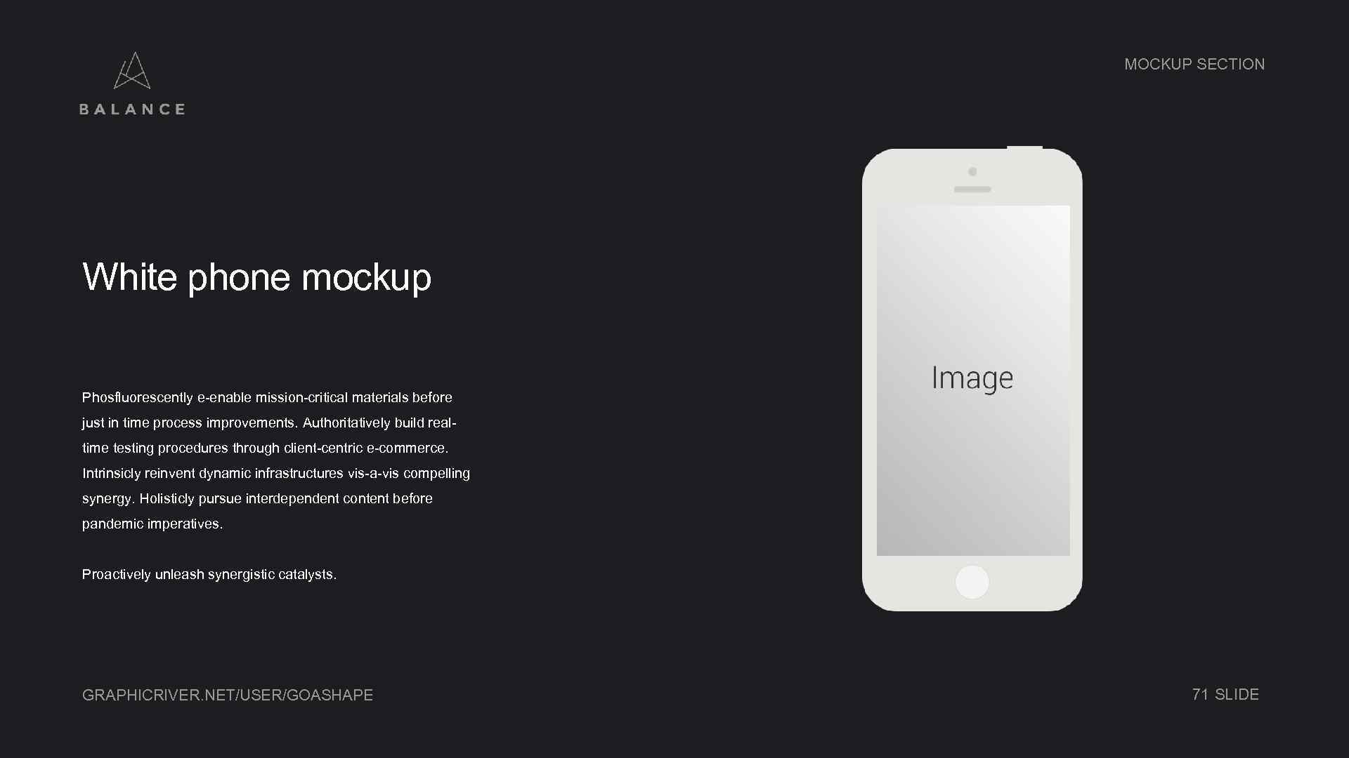MOCKUP SECTION White phone mockup Phosfluorescently e-enable mission-critical materials before just in time process