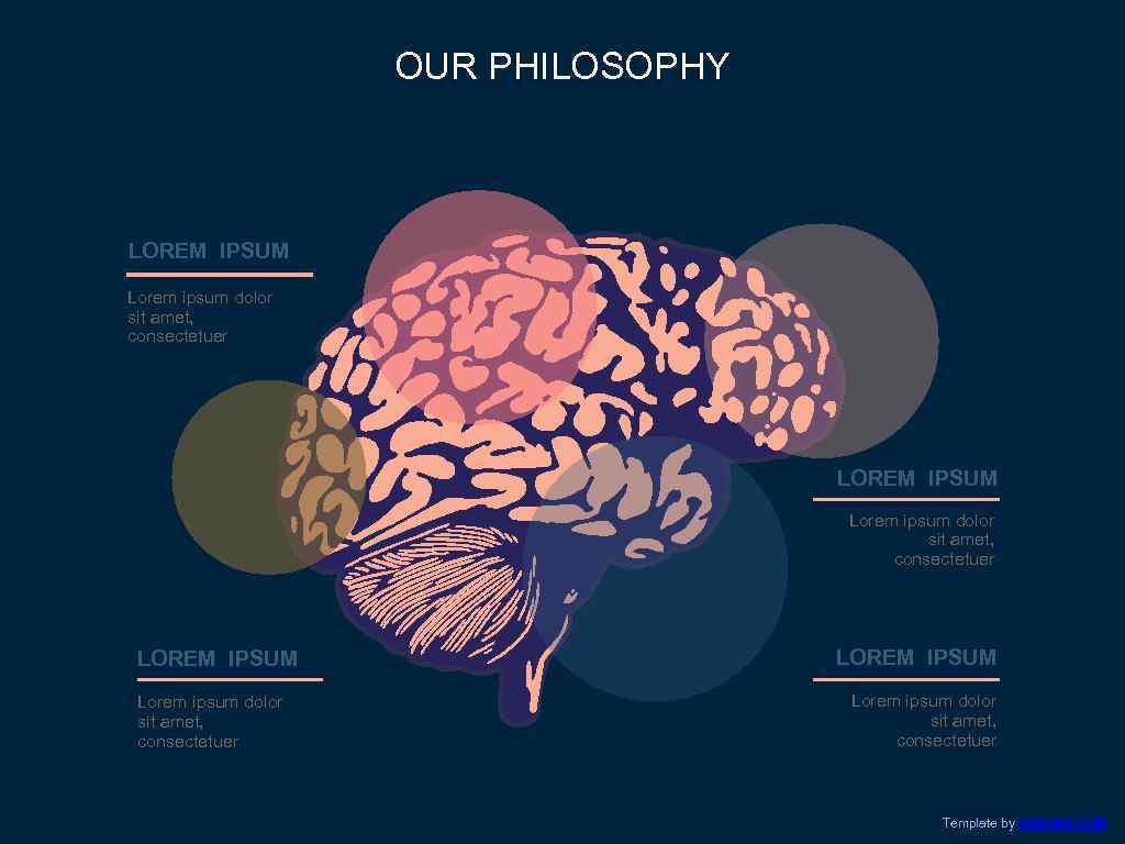 OUR PHILOSOPHY LOREM IPSUM Lorem ipsum dolor sit amet, consectetuer Template by ADIOMA. COM