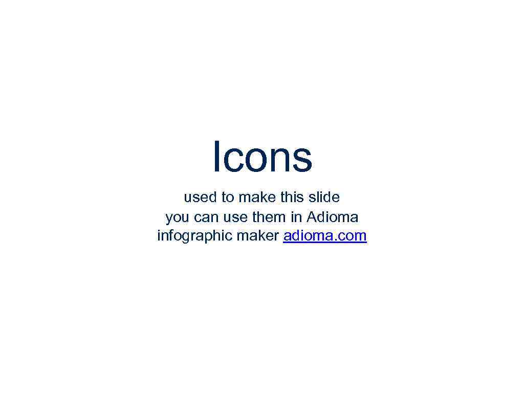 Icons used to make this slide you can use them in Adioma infographic maker