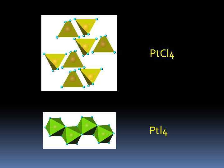 Pt. Cl 4 Ptl 4 