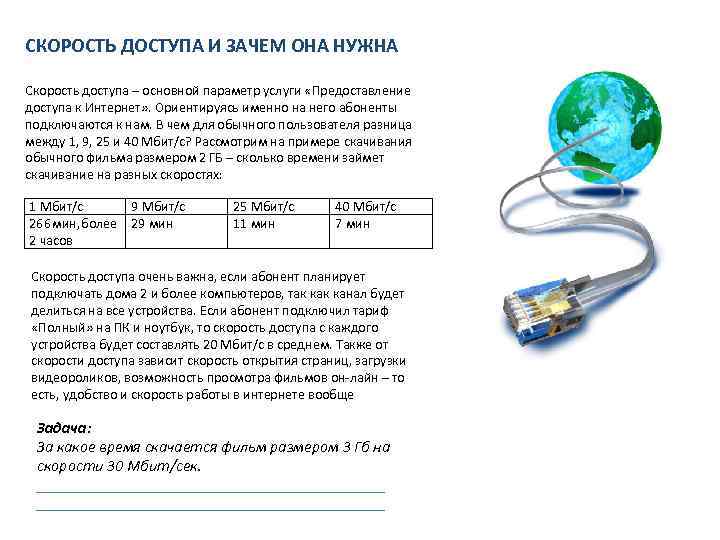 В квартире планируется подключить интернет 850