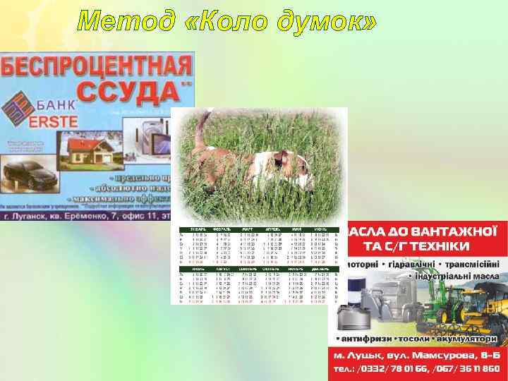 Метод «Коло думок» 