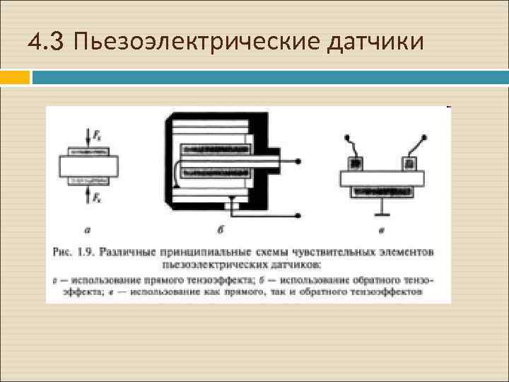 Пьезоэлектрические датчики силы