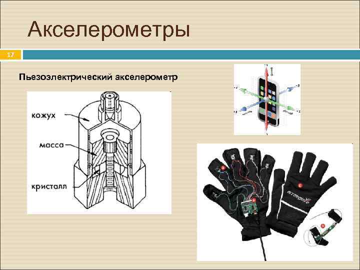 Акселерометры. 17 Пьезоэлектрический акселерометр 