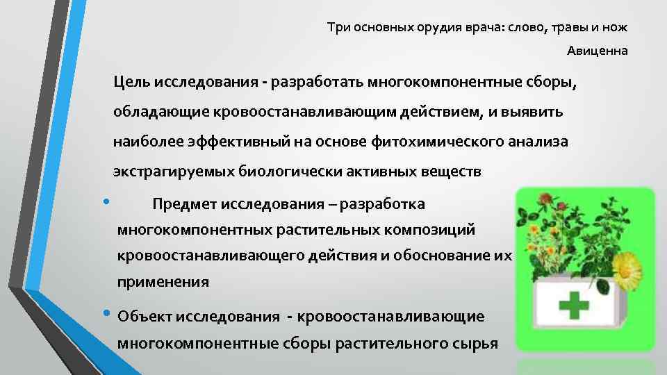 Фитохимический анализ презентация