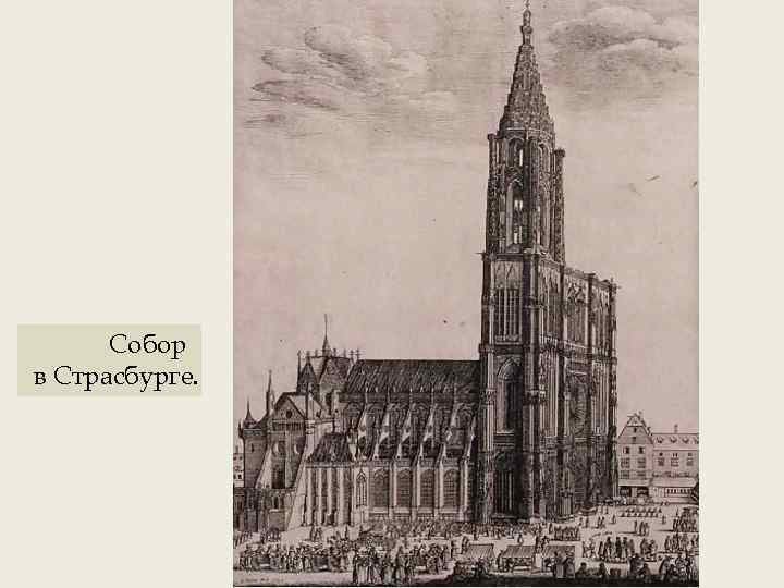 Собор в Страсбурге. 