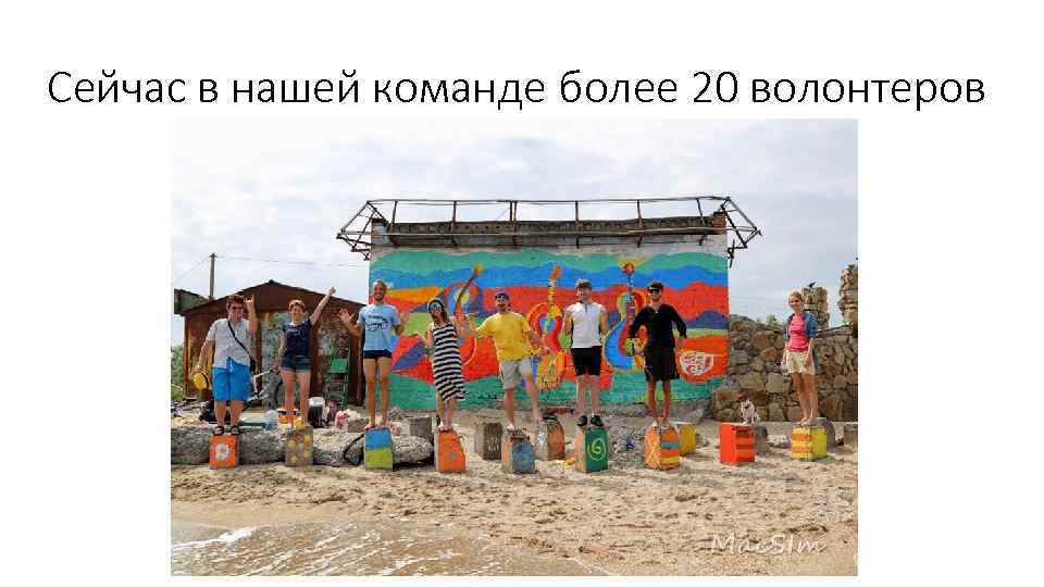 Сейчас в нашей команде более 20 волонтеров 