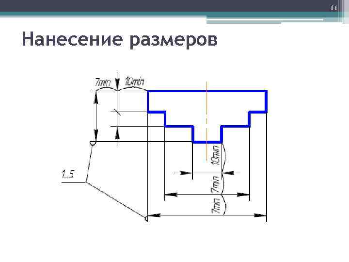 11 Нанесение размеров 